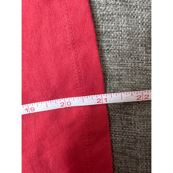 Mighty Fine Red Christmas Tree T-Shirt With Leopard Print Design Womens Size S - Picture 6 of 6